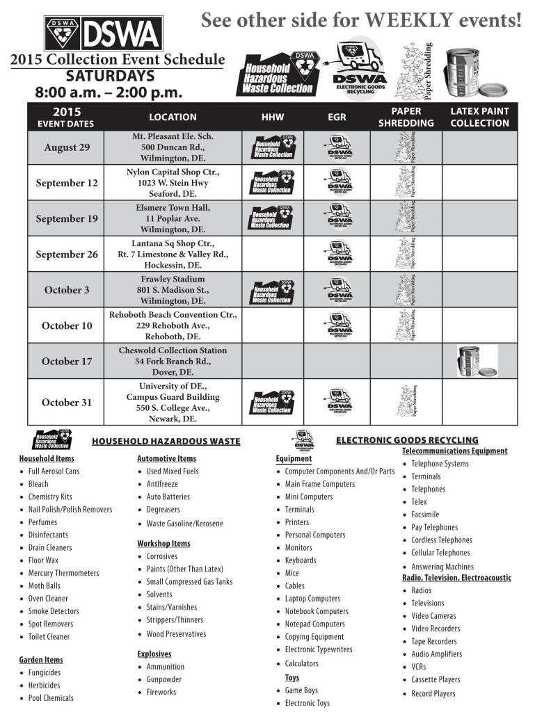 schedule image DSWA